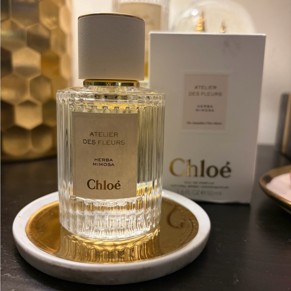 Chloé Atelier Des Fleurs Herba Mimosa - Clear / Gold Accents - Picture 9 of 9